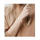 thumbnail image 2 of 2 Pulsera XtellarTrébol Cuatro Acero Inoxidable Regalo Novia Mujer Color Negro con Blanco, 2 of 6