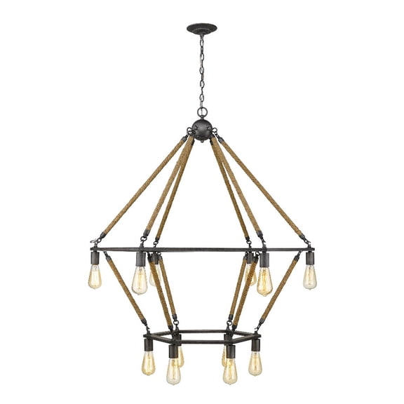IN10056AGY Acclaim Lighting Holden - 12 Light Chandelier - 41.13 Inches Wide by 43.38 Inches High     -Traditional Installation