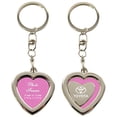 thumbnail image 2 of Toyota Heart Shape Keychain (Pink), 2 of 3