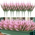 thumbnail image 1 of Xihbxyly Plantas Colgantes de Lavanda, Lavanda Artificial Realista, Vegetación Colorida En Maceta, Decoración para El Hogar, Bodas, Oficina y Jardín, Juego de 10 Piezas, Tamaño 33 Cm, 1 of 6