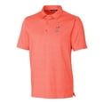 thumbnail image 2 of Men's Cutter & Buck Heather Orange Albuquerque Isotopes Forge Heathered Stretch Polo, 2 of 3