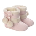 thumbnail image 2 of Fozruso Winter Girls Boots Warm Lined Soft Sole Non Toddler Shoes For Baby Children Outdoor Play,Sizes 6(12-15 Months), 2 of 5