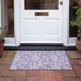 thumbnail image 6 of Addison Rugs Chantille Indoor/Outdoor Transitional Lines Purple Washable Rectangle Rug, 1'8" x 2'6", 6 of 6
