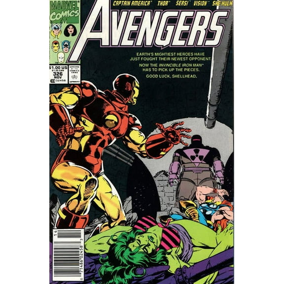 Avengers, The #326 (Newsstand) VF ; Marvel Comic Book