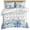 grey, variant on 3 Piece Eucalyptus Flowers Duvet Cover Set California King,Microfiber Comforter/Quilt Cover with Corner Ties and 2 Pillowcases,Blue Floral Green Vintage Wood Grain Soft Bedding with Zipper Closure