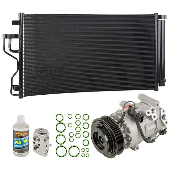 A/C Kit w/ AC Compressor Condenser & Drier For Hyundai Tucson & Kia Sportage - BuyAutoParts