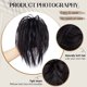 thumbnail image 5 of Extensiones de moño de pelo sintético liso y desordenado, banda elástica, moño de pelo esponjoso, coletero, postizo para mujer, 5 of 6