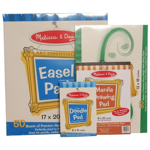 melissa and doug finger paint paper
