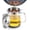 1l / 35oz, variant on Glass Bacon  Container with Strainer Cooking Oil Storage Can  Strainers with Stainless Steel Filter Lid  Nonslip Pad for Storing  Frying Oil Cooking  (1l / 35oz)