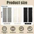thumbnail image 4 of Bocaoying 3 Pairs Leg Warmers for Women, 24 inch Ribbed Knit Leg Warmer for Ladies 80s Party Dance Sports Socks, Black,White,Gray, 4 of 8