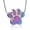 silvery, variant on Pet Cremation Jewelry for Ashes Urn Necklace Paw Print Pet Keepsake Jewelry for Pet/Dog's/Cat's Ashes Pendant Memorial Gifts