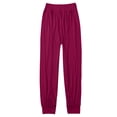 thumbnail image 2 of Women Harem Aladdin Pants Causal Baggy Gypsy Loose Dance Yoga Genie Trousers, 2 of 4