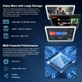 thumbnail image 6 of 10inch Android 15 Tablet,4G Cellular Tablet with 128GB ROM+14(8+6)GB RAM,5G WIFI,Octa-Core,13MP Camera,GPS,1TB Expandable,FHD IPS,8000mAh,Face Unlock,Split-screen,Android Tablet with Keyboard,Silver, 6 of 12