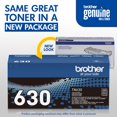 thumbnail image 3 of Brother TN630 Black Toner Cartridge, Standard Yield, 3 of 8