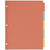 Avery Write-On Paper Dividers for 3 Ring Binders, 5-Tab Set, 8.5" x 11", Multicolor, 36 Sets (11508)