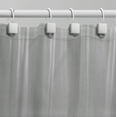 thumbnail image 4 of Cortina de baño Moorefield Flowers 183x183 cm con ojales plateados cepillados, dobladillo magnetico y tacto suave, Transparente, 4 of 8