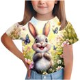 thumbnail image 1 of T-shirt à Manches Courtes pour Garçons, Imprimé de Pâques, Col Rond, T-Shirt pour Hommes 3 à 14 Ans, 1 Pce, 1 of 6