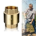 thumbnail image 6 of Ana Check Valve Made Of High Quality Check Valve Brass 1/2 3/4 1inch Intensification Anti Backflow Valve Water Control Float Valve Home Decor, 6 of 10