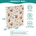 thumbnail image 3 of Three Ring Binder Cute Cartoon Squirrel 1.5 Inch Round Binder D-Rings for Office Supplies and More, 3 of 10