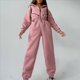 thumbnail image 4 of Conjunto de Mono de para Mujer, Sudadera con Capucha y Cintura Alta Rosa S, 4 of 7