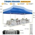 thumbnail image 4 of COBIZI 10x20 Pop Up Canopy Heavy Duty Canopy Tent for Parties Event Wedding, Commercial Outdoor Canopy Easy Up, All Season Wind UV 50+ & Waterproof Gazebo with Roller Bag, Thickened Legs,blue, 4 of 9