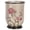 Larrisa, variant on Decorative Trash Can for Bathroom, Office & Bedroom - 2.1 Gallons Stylish & Small Trash Can for Dorms, Desktop & Restroom - Chic Waste Basket for Compact Spaces, Safari Stripes