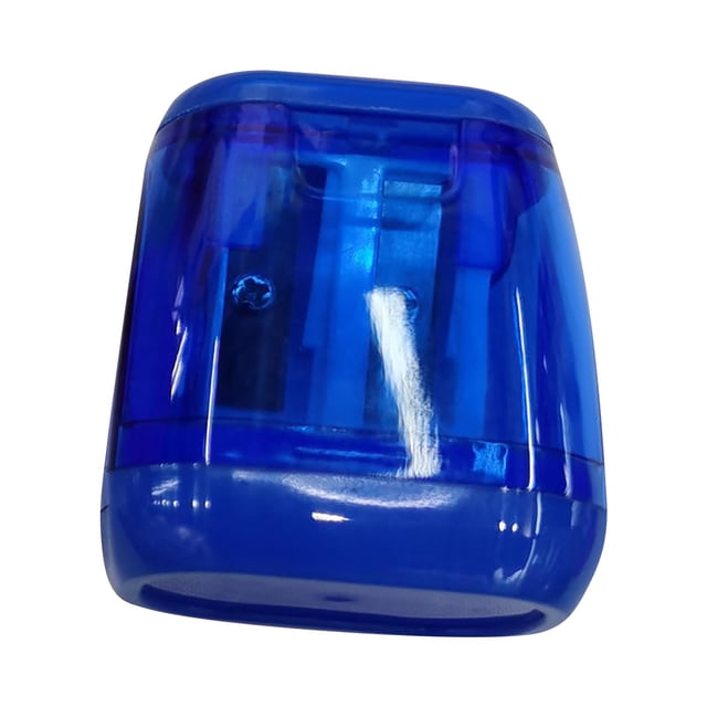 School Supplies for Kids Double Hole Pencil Sharpener With Cover Color Pencil Sharpener For Kids Portable Oval Manual Pencil Sharpener For School Office Supplies Pencil Sharpener for Kids