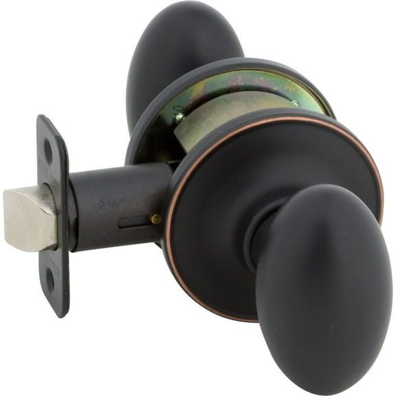 Carlyle Passage Door Knob Finish: Edged Oil Rubbed Bronze