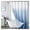 Blue, variant on Textured Ombre Shower Curtain for Bathroom, 3D Embossed Ruffle Waterproof Shower Curtain, Fabric Farmhouse Style with 12 Hooks Set, 72x72 inch, Blue