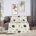 thumbnail image 6 of DouZhe Ultra-Soft Micro Fleece Lightweight Flannel Bed Blanket, Cartoon Fantasy Space Universe Print Cozy Warm Throw Blankets, 60"x50", 6 of 7