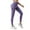 Purple, variant on Women's Peach Shaping Fitness Pants Hip Lifting Yoga Workout Tights