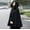 Black, variant on Turilly Womens Jackets Ladies Women Trench Coat Open Front Cardigan Jacket Coat Shawl Cape Cloak Mantle Plus