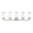 thumbnail image 6 of Livex Lighting - Hillcrest - 5 Light Bath Vanity in Coastal Style - 35.75 Inches, 6 of 14
