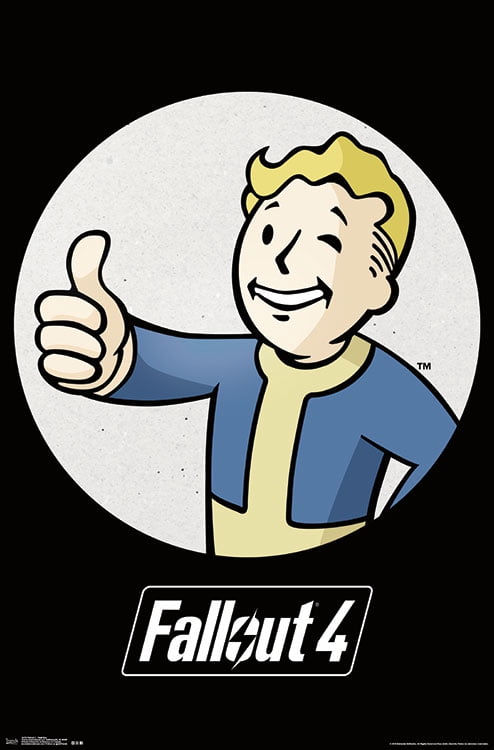 Fallout - Vault Boy Poster And Poster Clip Bundle - Walmart.com