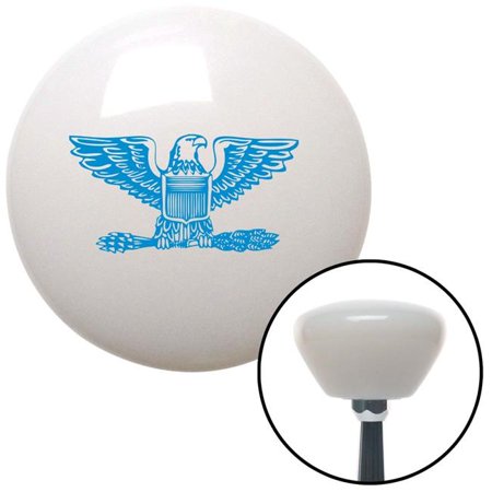 American Shifter Blue Coast Guard Captain Eagle White Retro Shift Knob with M16 x 1.5 Insert Shifter Brody