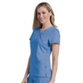 thumbnail image 4 of Urbane by Landau Women's Sophie Crossover Tunic Scrub Top, Style 9577, 4 of 9