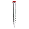 thumbnail image 2 of American Ground Screw Model 2 Premium Ground Anchor - Post & Flag Pole Base Ground Mount - Screw in Post Stake, 22" Inch Long, (Fits Round Poles 1” - 2 3/8") Replacement Fence Post Anchor DIY, 2 of 4