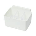 thumbnail image 6 of LEORX 1Set Rectangular Storage Holder in White PP for Fridge Side Door Organizer and Yogurt Holding, 6 of 8