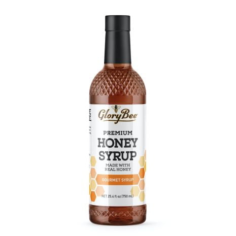 GloryBee Honey Syrup, 25.4 fl oz Bottles, Pack of 4