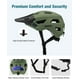 thumbnail image 4 of Casco de bicicleta de montaña Favoto Dual Shell, ligero, verde, 4 of 7