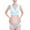 Blue, variant on EOYWHK Womens Sports Bras Pregnant Women's Sexy Ultra-thin Lace Bra Without Steel Ring Breast Upward Front Opening Feeding Bra Underwear Nursing Bras Matching Underwear