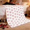 thumbnail image 5 of Dmlowu Throw Blanket - Valentines Day Decorations Fleece Blanket, Extra Soft Throw Blanket for Couch Sofa Bed, 30x40" Lightweight Breathable Fuzzy Blanket Gift for Women Men, 5 of 6