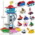 thumbnail image 3 of Figuras de acción de la patrulla canina para niños, torre de la patrulla canina, vehículo mirador, juguete con 15 coches, 13 perros, modelo de coche para cumpleaños, 3 of 4
