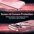 thumbnail image 6 of Casetego for Google Pixel 9/Google Pixel 9 Pro Case,Compatible with MagSafe,Clear Magnetic Glitter Gradient Sparkle Luxury Plated Soft TPU Bumper Full Camera Lens Protector,Rose Gold, 6 of 7
