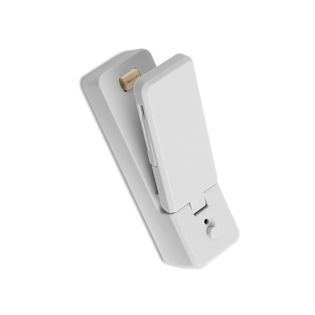 Yuarrent Mini sellador de calefacción, embalaje de cocina, bolsas recargables por USB, máquina de sellado, embalaje portátil, cierre de alimentos, Almacenamiento y organización del hogar Gris Yuarrent HA022515-01B