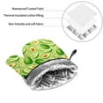 thumbnail image 6 of Cauagu Green Avocado Print Oven Mitts and Pot Holders 4 pcs Set,Extra Thicken Long Kitchen Oven Glove Potholders BBQ Gloves-Oven Mitts and Pot Holders(11 Inch), 6 of 6