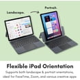 thumbnail image 5 of Macally iPad Pro 13 Inch Case with Keyboard (M4, 2024), iPad Pro 13 Keyboard with Trackpad, Multi Angle View Stand, Apple Pencil Holder, Backlit Features, 5 of 7