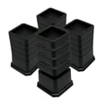 thumbnail image 3 of 4 Uds Elevadores de Cama Protector de Piso Elevadores de Altura Elevadores de Cama Elevadores de Cama Cuadrados Elevadores de Sofá para Silla Sofá 6 pulgadas, 3 of 8
