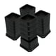 thumbnail image 3 of 4 Uds elevadores de cama elevadores de muebles elevadores de cama antideslizantes Protector de suelo antiarañazos elevadores de cama para silla sofá 6 pulgadas, 3 of 8