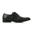 thumbnail image 2 of Ferro Aldo George MFA19690 Mens Formal Classic Lace Up Tuxedo Oxford Dress Shoes, in Black, Men's Size 9, 2 of 8